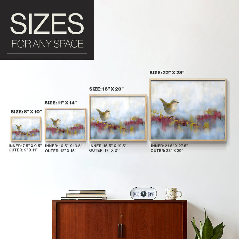 Chirstmas Art-CDXCVI -Framed Print - Restickable, H 8 po x l 10 po, Naturel