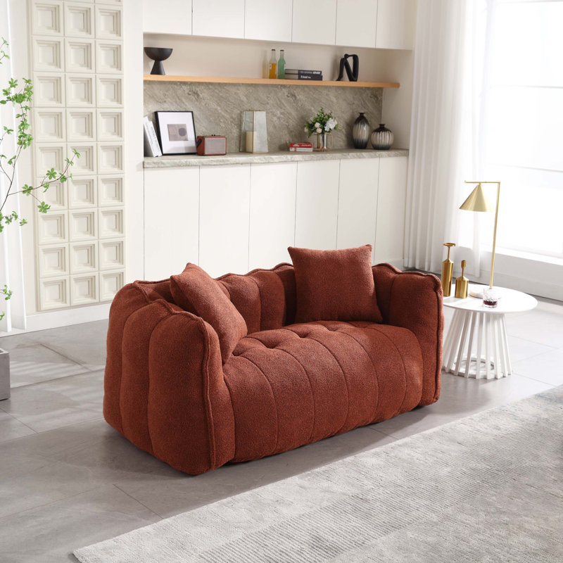 Fauteuil à billes souple avec noyau en mousse haute résilience pour deux personnes