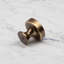 38mm Antique Brass Circular Disc Knob