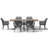Outdoor 6-person Dining Set With Cushions-234522199-234522192