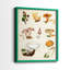 Champignon VI - reproduction encadrée de qualité supérieure - prêt à être accroché - aucun clou requis - aucun clou requis-1077715024-1077715029