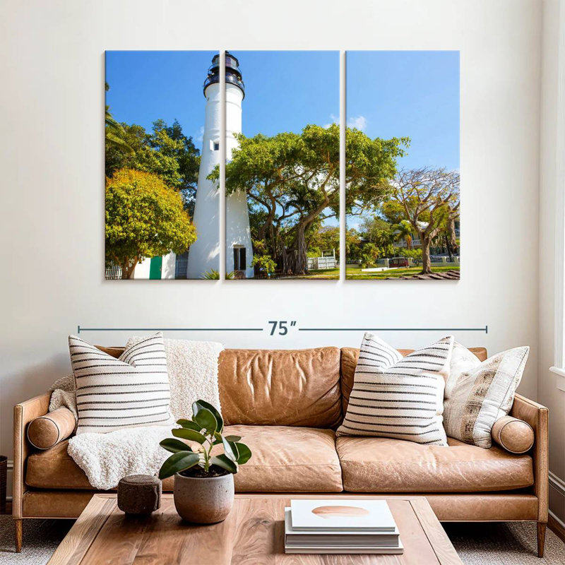 Sebbie Key West Lighthouse, 42" H x 65" W