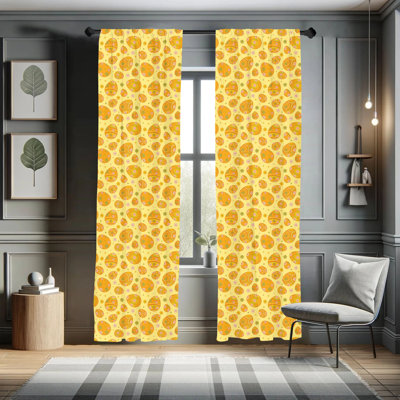 Easter Semi-Sheer Rod Pocket Sliding Panel