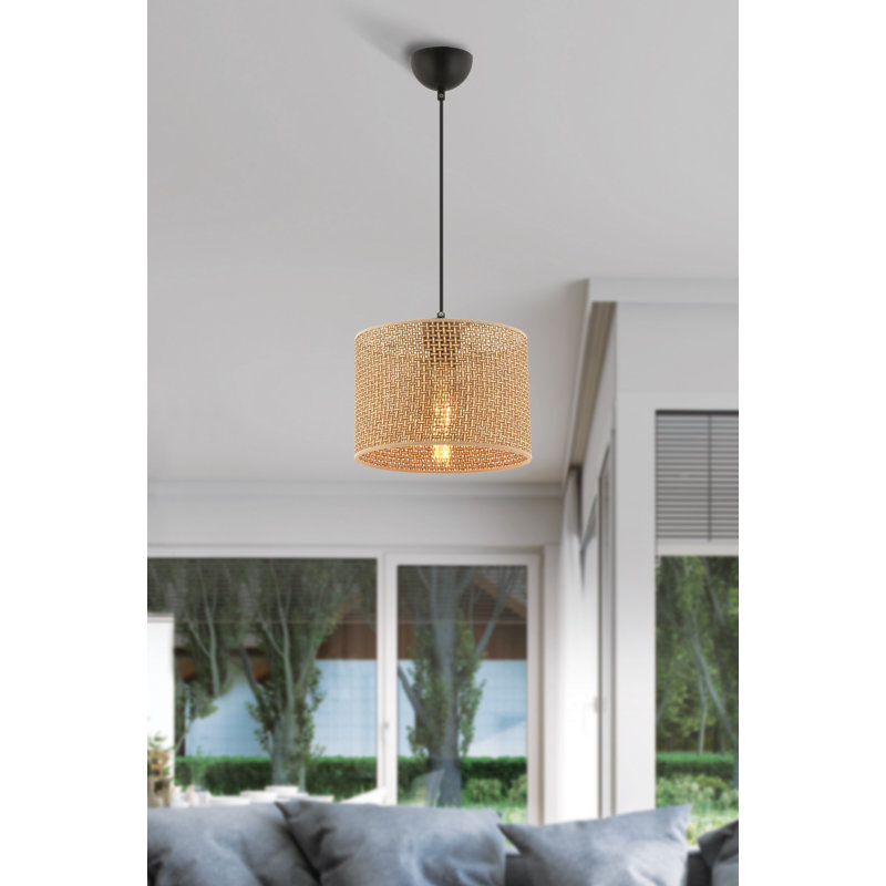 Lustre, H 13,78 po x l 13,78 po x P 9,9 po, Beige