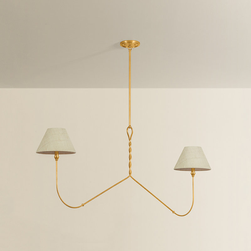 Dekalb Chandelier, 21.75" H x 48" W x 48" D, 3 Lights