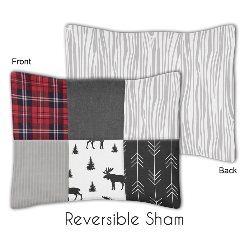 Rustic Patch 2 Piece Twin Reversible Comforter Set