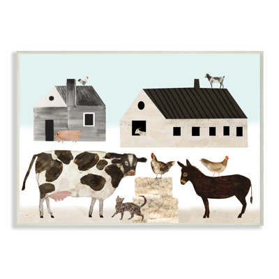 «Minimal Farm Animals Barn and Home», impression