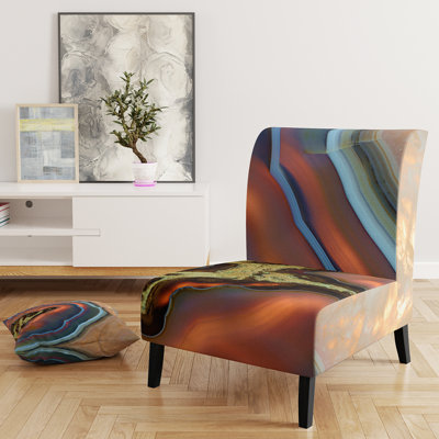 Fauteuil de chambre rembourré Mid-Century