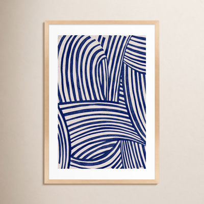 Magnus "Blue Waves 1" Painting by Marco Marella