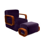 Cayenne Lounge Chair with Ottoman