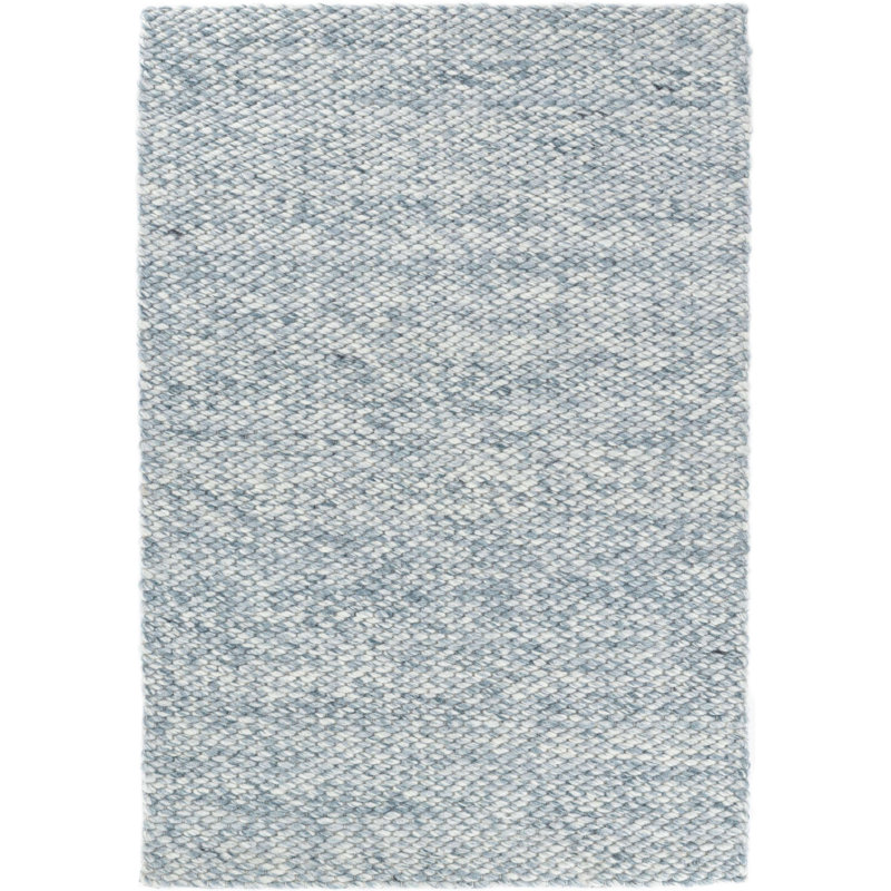 Loggia Sky Handwoven Wool Rug, Rectangle 7'6" x 9'6"