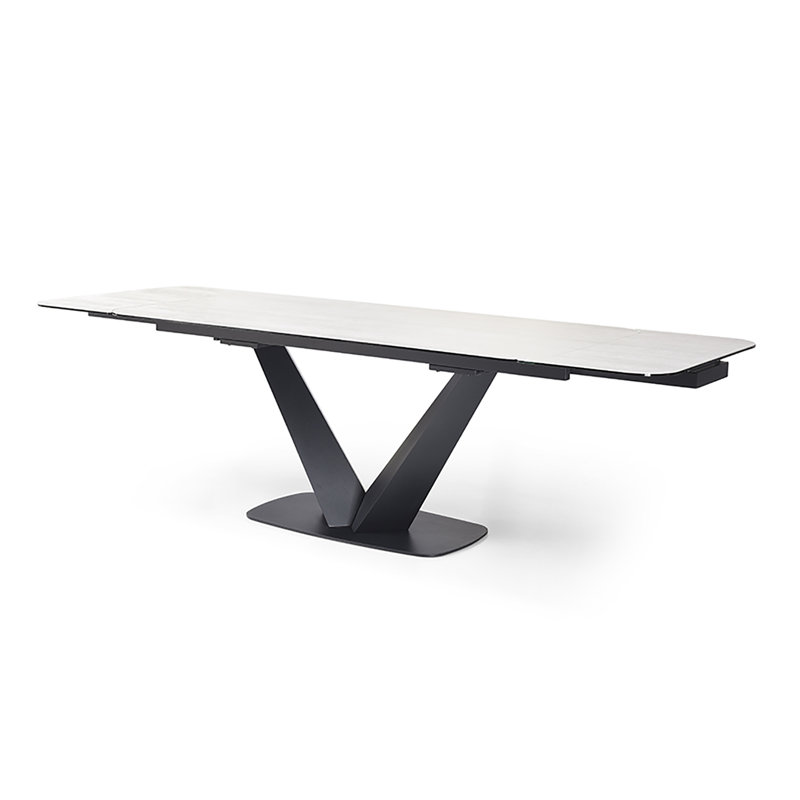 8819 Dining Table, 30"H x 63"L x 35"W, Black