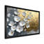 Fleurs blanches et dorées, forme pure de marbre III - coquelicot, art mural-299587542-299587565-299587563