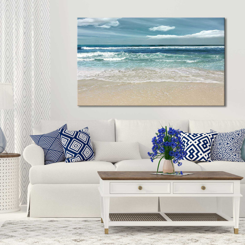 " Symphony Of The Sea " by Nan, Wrapped Canvas, 24" H x 40" W x 1.5" D
