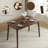 5-Piece Solid Wood Dining Set  for 4 , Modern Kitchen Table with Upholstered Chairs -43239991-43239988