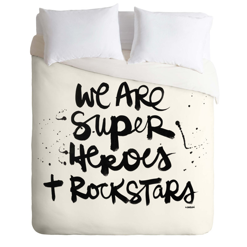 Kal Barteski Modern & Contemporary Polyester Duvet Cover, King Duvet Cover + 2 King Shams, polyester