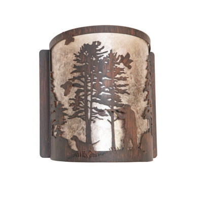 1 - Light Flush Mounted Sconce