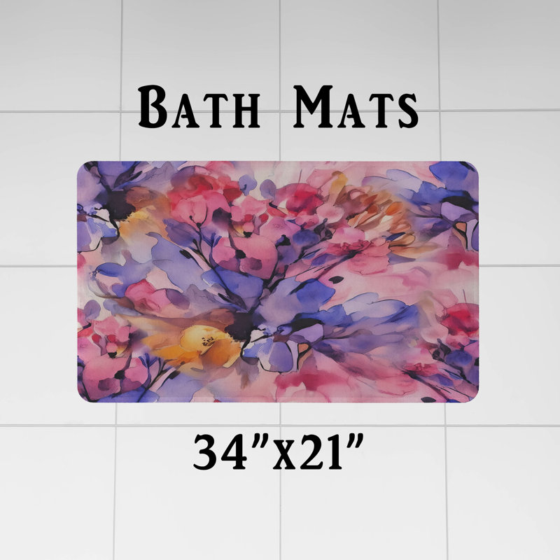 Barbesco Abstract Shower Curtain, 93"H x 70"W
