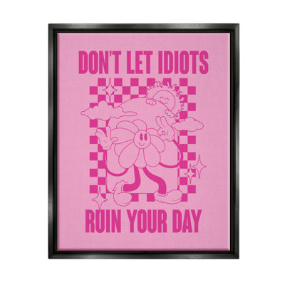 Funny Retro Inspirational Phrase Floater Frame by House of Lulu