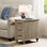 Table de bout avec rangement et prises intégrées Scarlett 24,4 po de hauteur