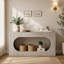 Console en bois avec tiroir, table d'entrée