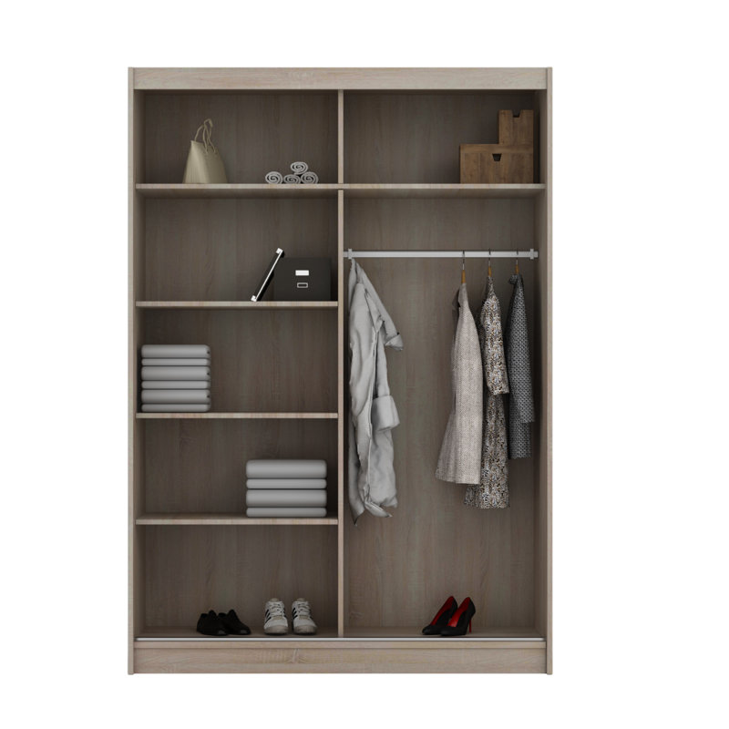 Armoire Dionisio, H 86 po x l 59 po x P 24 po, Gris