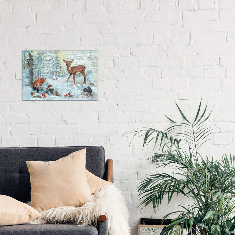 Into The Woods - Wrapped Canvas Painting, 66.04 cm H x 45.72 cm W x 3.175 cm D