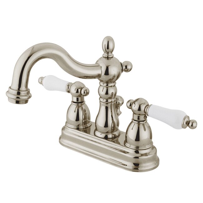 Heritage Centerset Bathroom Faucet with Drain Assembly