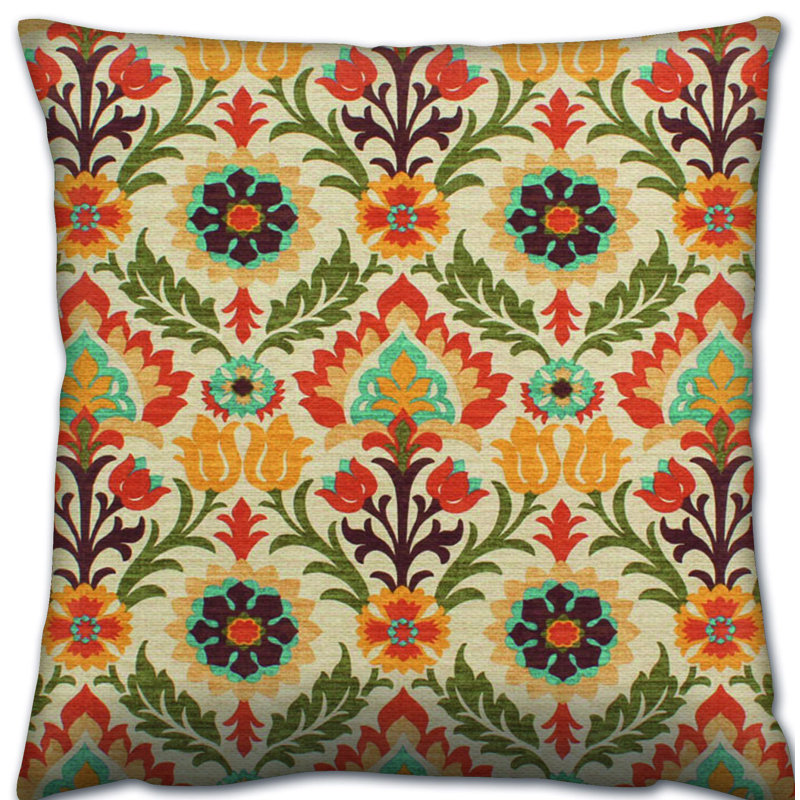 Damask Throw Pillow