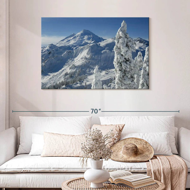 Alvord Snowy Mount Baker, H 30 po x l 45 po