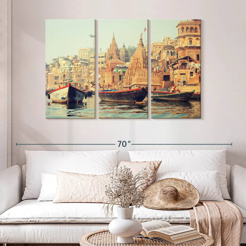 Sebbie Varanasi, 32" H x 50" W