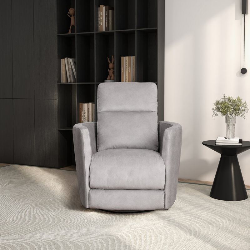Baddock Power Recline Swivel Glider Recliner Chair