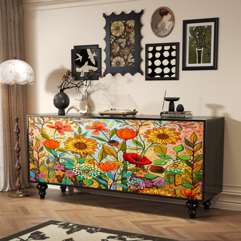 High-End Artistic Sideboard
