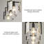 Lustre linéaire surdimensionné 41 po 3 lumières