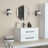 Metal Flat Wall Mirror with Hooks-1325660929-1325660935