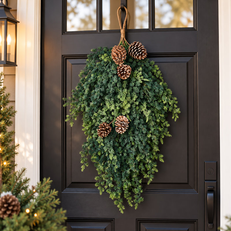 Ornement de Noël 35 po Saphire Cypress