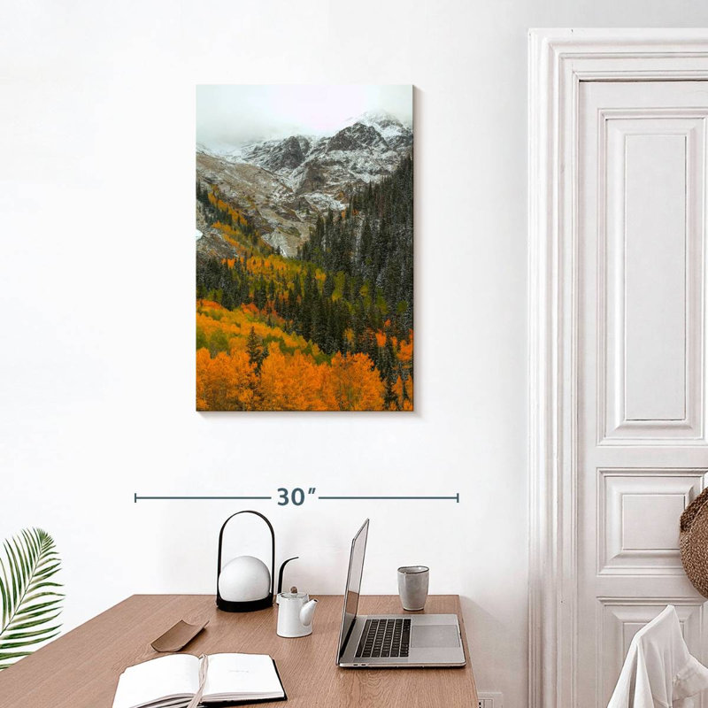Aime Orange Flames, 30" H x 20" W
