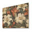 Collage de lys aux couleurs douces - art mural en bois de lys sur bois de pin naturel-101405322