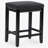 24 Inch Upholstered Faux Leather Soft Cushion Wooden Kitchen Island Counter Height Barstools-106913420