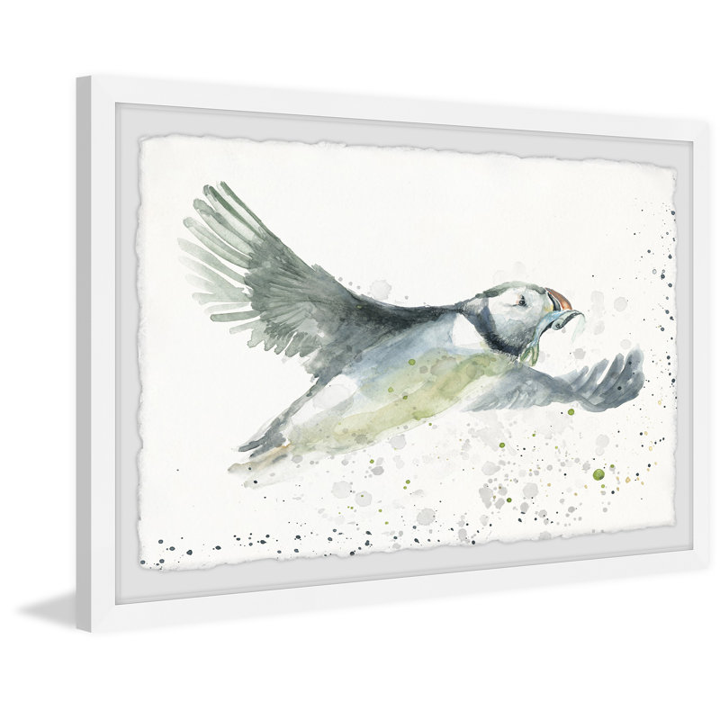 Kingfisher by Parvez Taj - Single Picture Frame Painting, 61cm H x 91cm W