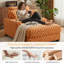 Chaise longue rembourrée et rembourrée avec structure en bois-130061382-130061380