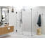 Illume 59 in. x 41.5 in. x 78 in. 90-degree Fully Frameless Wall Hinged Glass Shower Enclosure-834129856
