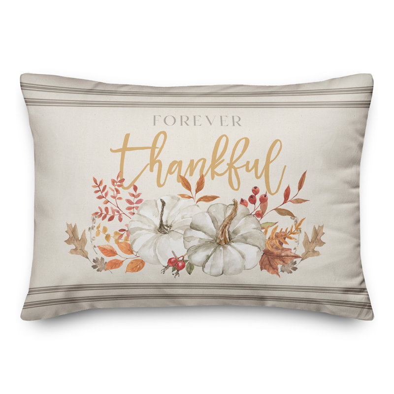 Forever Thankful Lumbar Pillow