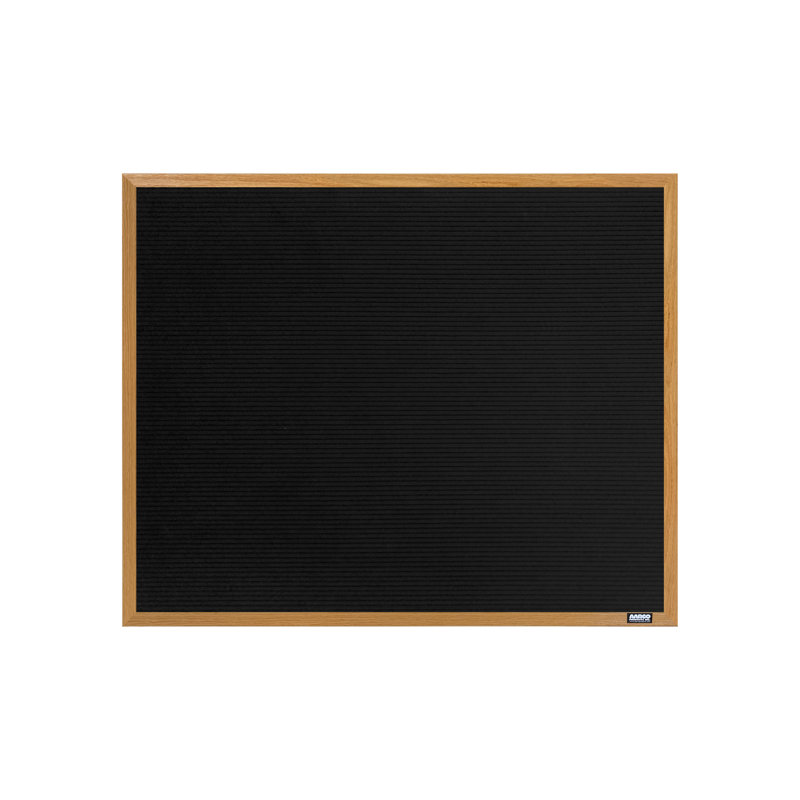 AARCO No Felt Letter Board, Oak, 24" H x 30" W