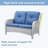Tonry 5 - Person Patio Conversation Set with Cushions-1935593811