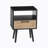 Racie Side Table With Drawer , Modern Nightstand and Solid Wood Legs-823536699