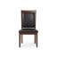 Ensemble de 2 chaises d'appoint en similicuir cerise Zilo avec dossier rembourré