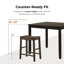 Ferda Solid Wood 24" Counter Stool-246616968