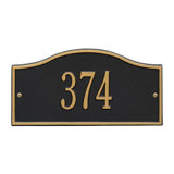 Rolling Hills 1-Line Wall Address Plaque