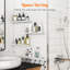 Rangement mural en plastique avec paniers muraux Dandoy